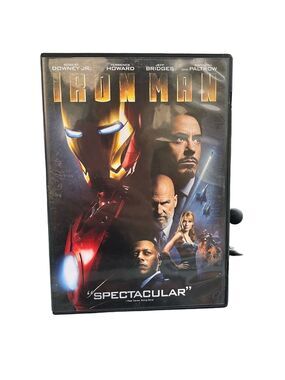 Iron Man DVD - Black and Red Cover